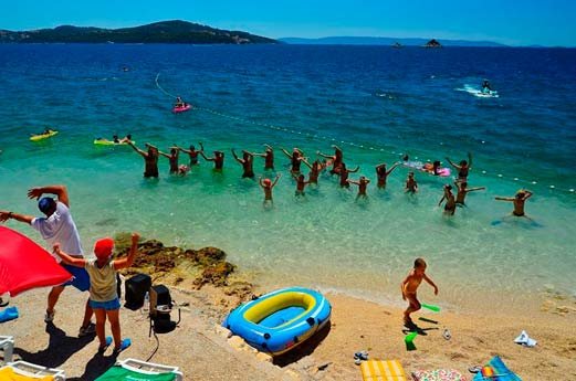 Belvedère Adriatic Kamp Dalmatië - strand