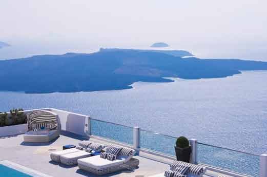 Belvedere Suites Santorini ligbedden